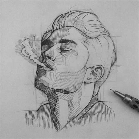 Smoking Sketch