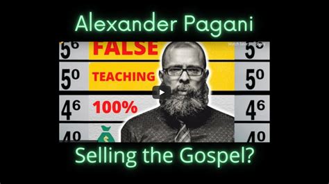 Alexander Pagani Is Selling the Ministry-by Montana Viking - The Apostasy Files