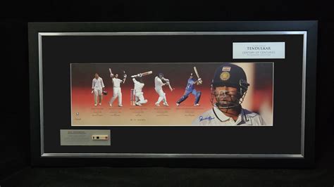 Sachin Tendulkar Platinum Edition Signed Display - Autographs of the World