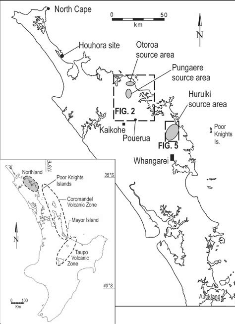 Map of Northland showing the location of obsidian sources and other... | Download Scientific Diagram