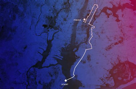 New York Marathon 2024 Route - Ailis Arluene