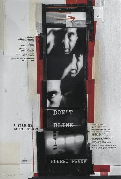 Don't Blink - Robert Frank : Extra Large Movie Poster Image - IMP Awards