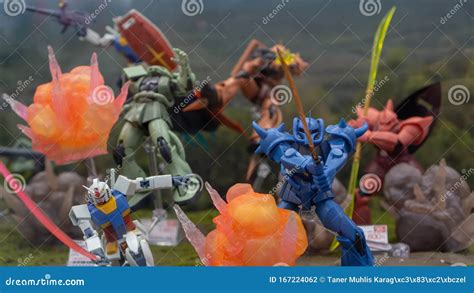 Tokyo, Japan - August 2018: Japanese Robot Figures and Toys in Akihabara Editorial Photography ...