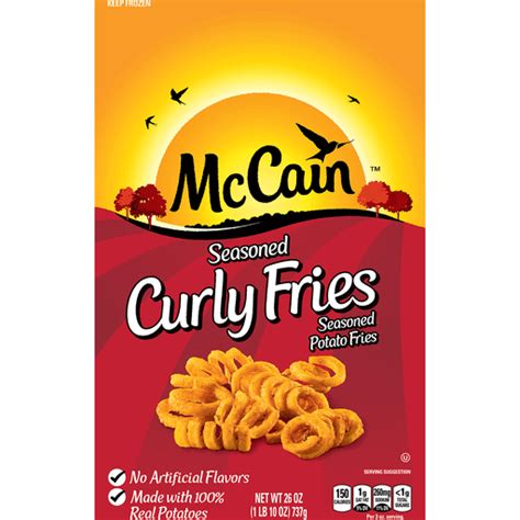 Mc Cain Curly Fries, Seasoned 26 oz | Potatoes | Festival Foods Shopping