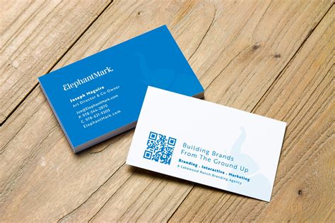 Business Card With Qr Code Template