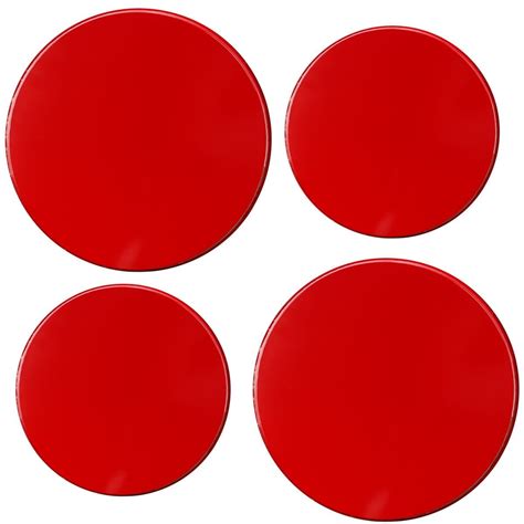 Reston Lloyd Electric Stove Burner Covers, Set of 4, Red - Walmart.com ...