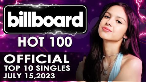 Top 10 Billboard Hot 100 Official Singles | July 15,2023 | Billboard Hot 100 (Early Release ...