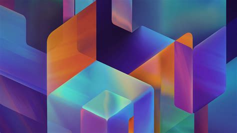 Download wallpaper: Geometric 3D shapes 2560x1440