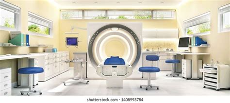 Mri Machine Hospital Room Hospital Interior Stock Illustration ...