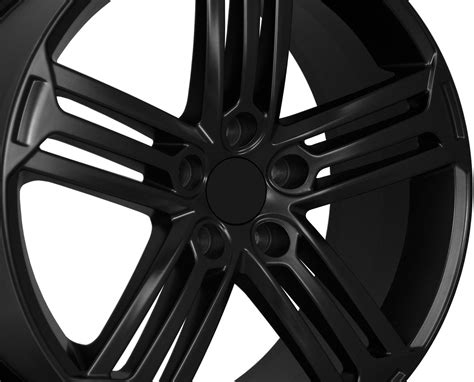 18 VW Golf R Style Matte Black Wheels Rims Fit VW Golf Rabbit GTI MKV ...