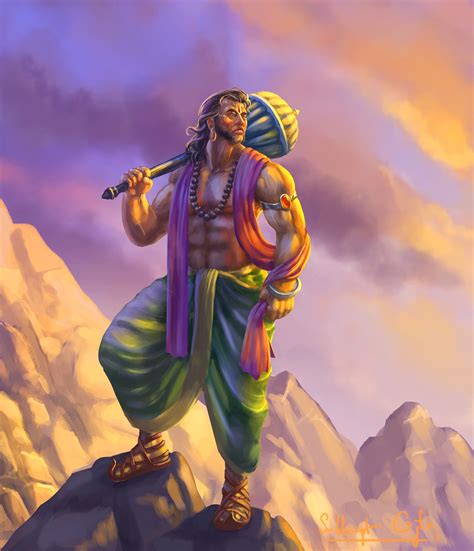 ArtStation - Bhima, Subhrajit Ojha | Lord hanuman wallpapers, Shri ...