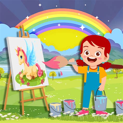 Toddler Coloring Book & Kids Painting Games