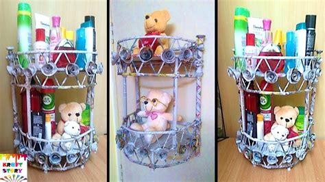 DIY Newspaper wall mount rack #2 | Newspaper organizer | Newspaper craft idea - YouTube