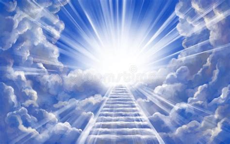 Stairway To Heaven in Glory, Gates of Paradise, Meeting God, Symbol of ...