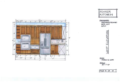 Foster Kitchen Design-West Elevation | INTR 224: Residential… | Flickr