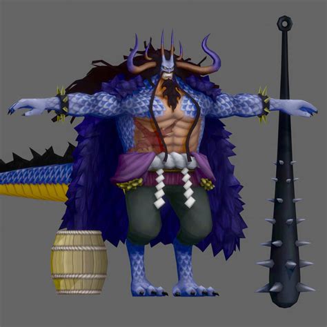 OPBR - Kaido (Hybrid Form) XPS/FBX by o-DV89-o on DeviantArt