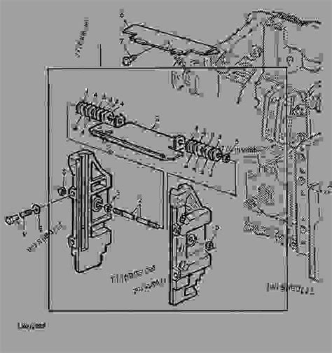 BRACKET, TRAILER HITCH HEIGHT ADJUSTABLE - TRACTOR John Deere 6320 ...