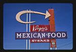 Virgie's Mexican Food sign, Grants, New Mexico | Library of Congress