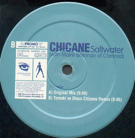 Chicane With Maire Brennan – Saltwater (1999, Vinyl) - Discogs