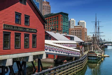 BOSTON Tea Party - Museum and Ship Photograph by Melanie Viola