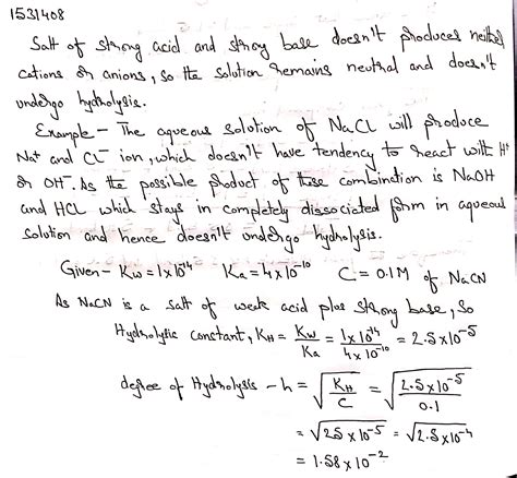 how to find base hydrolysis constant