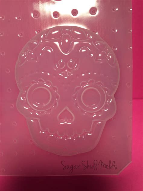 Large Sugar Skull Plastic Mold for Resin You Choose From 4 - Etsy