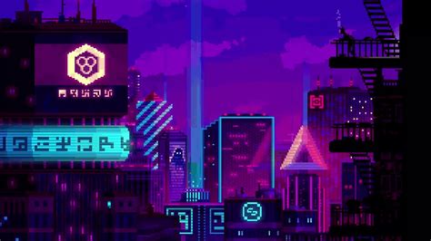 Night City 8-Bit Live Wallpaper Windows Wallpaper, Normal Wallpaper ...