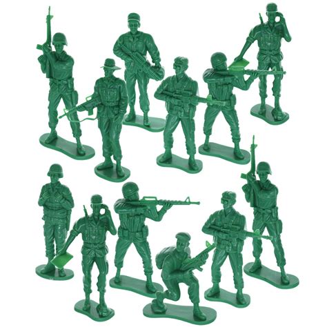 BMC PLASTIC ARMY WOMEN OD Green 36pc Female Soldier Figures Made I – BMC Toys ...