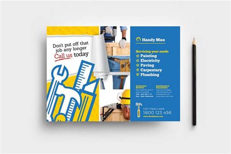 20+ Best Handyman Flyer Templates & Designs 2021 - Templatefor