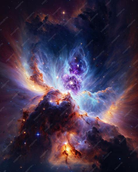 Premium Photo | A nebula from hubble telescope.