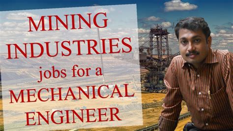 Mining industries job for a mechanical engineer - YouTube