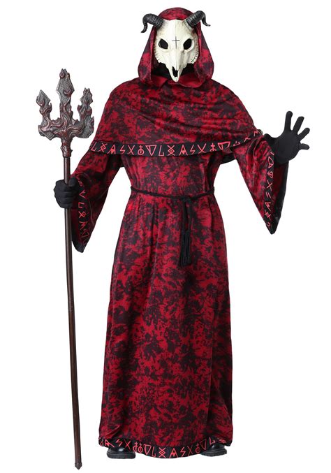 Plus Size Evil Skull Demon Costume for Adults