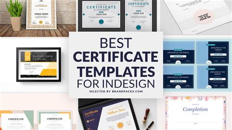 15 Best Certificate Templates for Adobe InDesign - BrandPacks