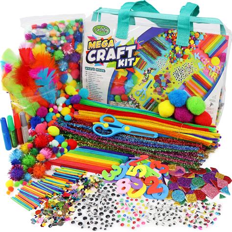 Buy Mega Arts and Crafts Supplies Kit for Kids - Boys and Girls Age 4 5 6 7 8 Years Old ...