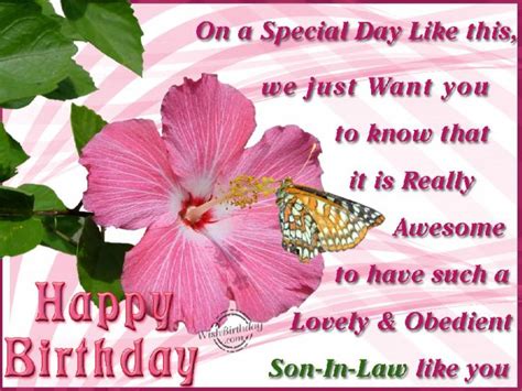 Birthday Wishes Son In Law - Wishes, Greetings, Pictures – Wish Guy