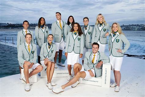 Aussies 'love' green and white Olympic uniforms - Nine Wide World of ...