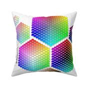 Color wheel guide with hex codes Fabric | Spoonflower