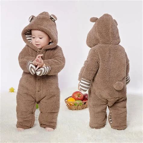 New-Baby-Romper-Baby-Thicken-Clothes-Newborns-Keep-Warm-Overalls-Autumn-And-Winter-Clothing ...