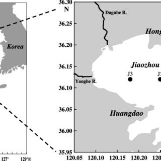 Map of sampling sites in Jiaozhou Bay, China. | Download Scientific Diagram