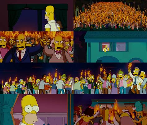 The Simpsons Movie - The Angry Mob by dlee1293847 on DeviantArt