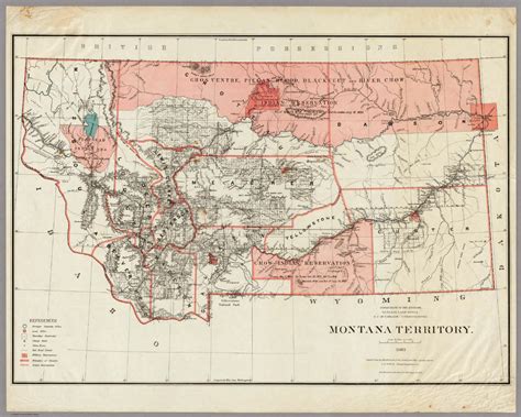 Montana Territory. - David Rumsey Historical Map Collection