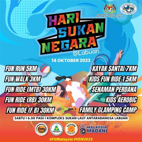 Hari Sukan Negara 2023 Jadual Peringkat Kebangsaan & Negeri