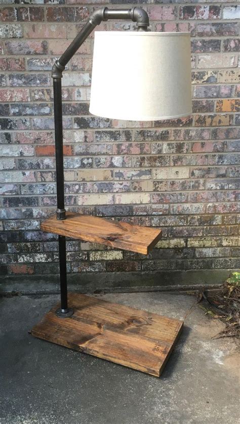 Rustic Floor Lamp Industrial Floor Lamp Farmhouse End - Etsy | Sols industriels, Lampadaire diy ...