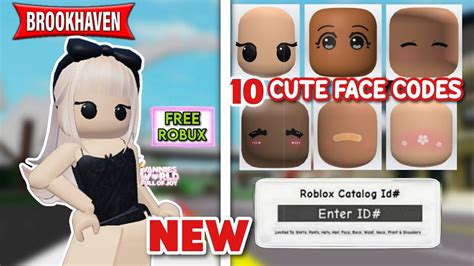 *NEW* CUTE FACE ID CODES FOR BROOKHAVEN 🏡RP, BERRY AVENUE, BLOXBURG 😍 ...