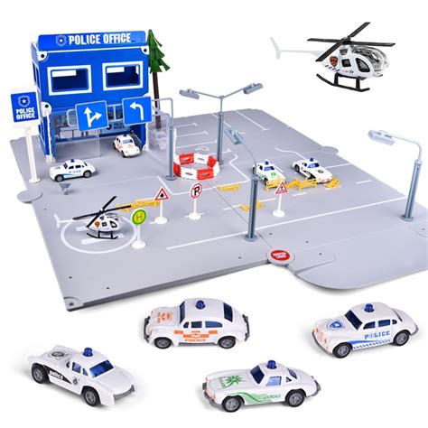 Police Station Building Kit|PopFun