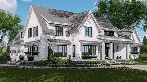 Modern Farmhouse Plan Rich with Features - 14662RK | Architectural ...