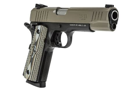 Buy Taurus PT1911 45 ACP Pistol With Cerakote Sand Finish And VZ Grip ...