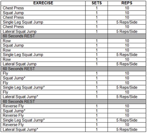 Planet Fitness Circuit Workout Sheet Pdf