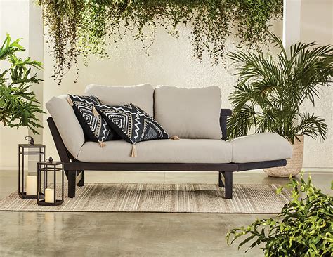 Better Homes & Gardens Delahey Convertible Studio Outdoor Daybed Sofa ...