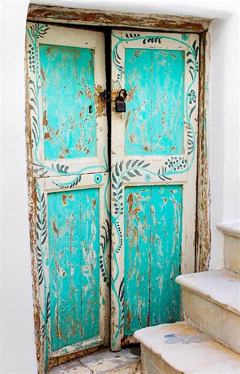 Naxos, Greece Door Entryway, Entrance Doors, Doorway, Home Architecture Styles, Beautiful ...